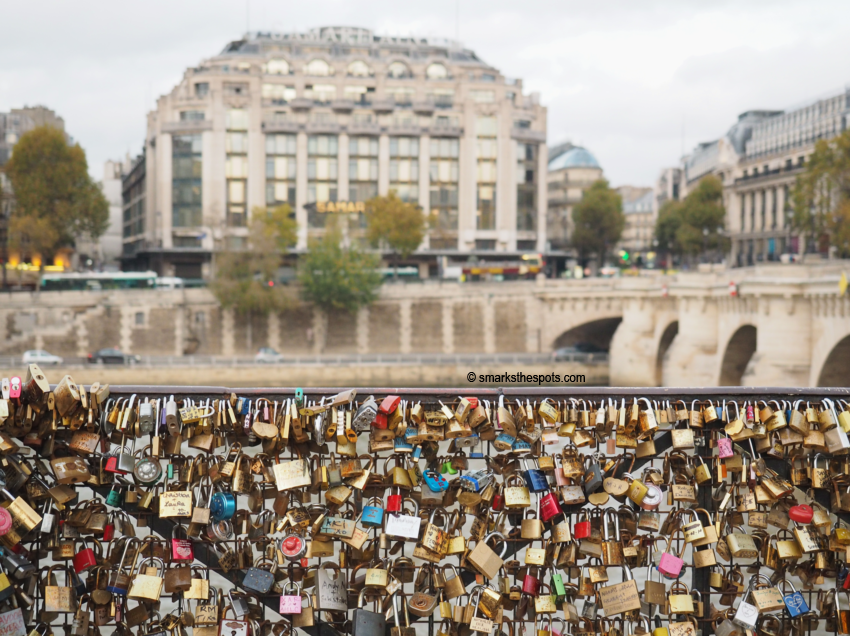 LOVE LOCKS IN PARIS - S Marks The Spots